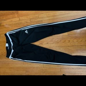Black adidas tiros pants xs